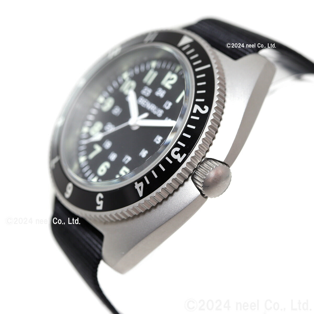 ベンラス BENRUS 腕時計 メンズ TYPE-II SILVER シルバー ミリタリーウォッチ 復刻モデル