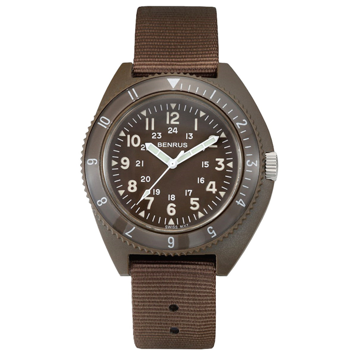 ベンラス BENRUS 腕時計 メンズ TYPE-III OLIVE Class-A General Purpose ミリタリーウォッチ オリーブ【2025 新作】