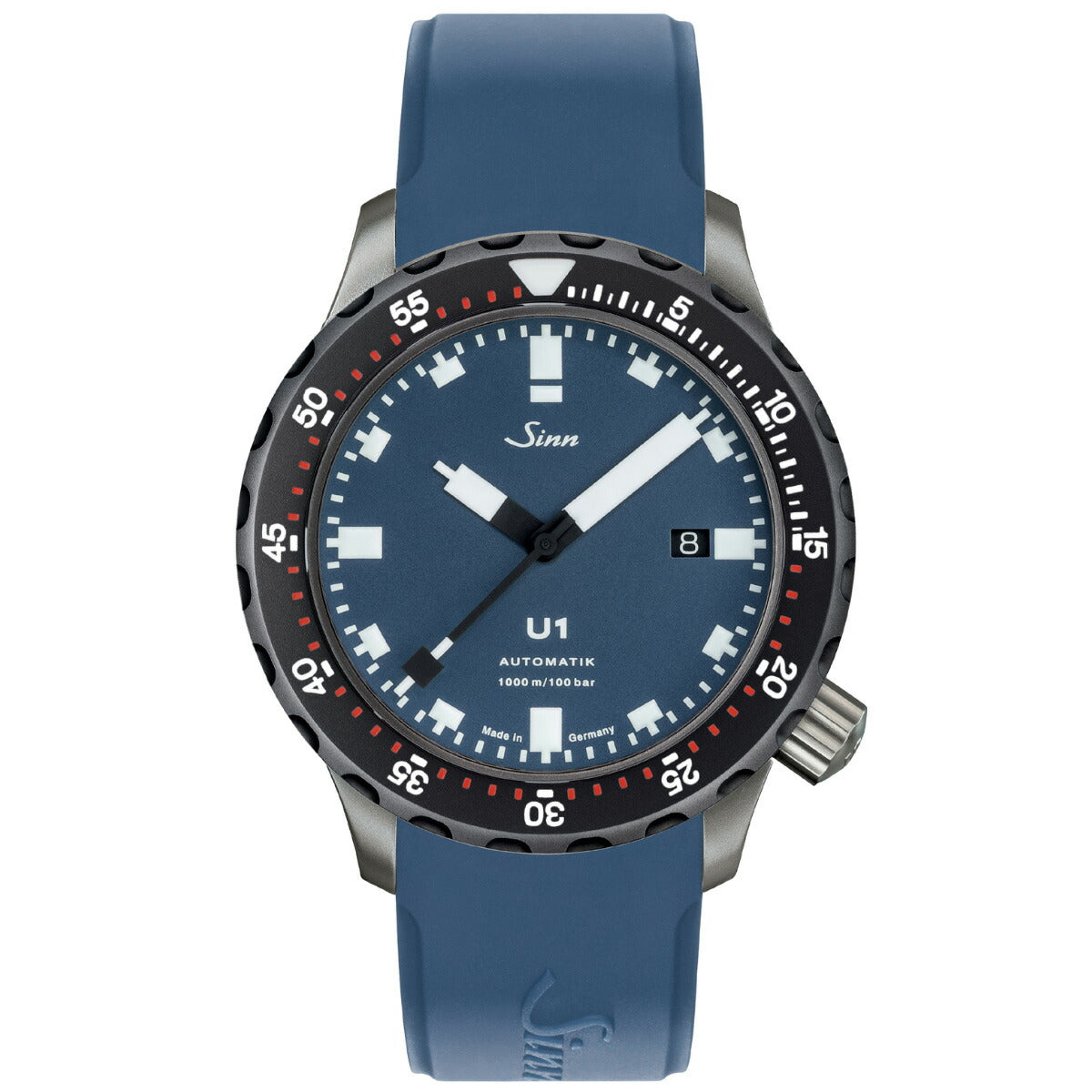 【60回分割手数料無料！】Sinn ジン U1.B.SDR 自動巻き 腕時計 メンズ Diving Watches ダイバーズウォッチ シリコンストラップ ドイツ製