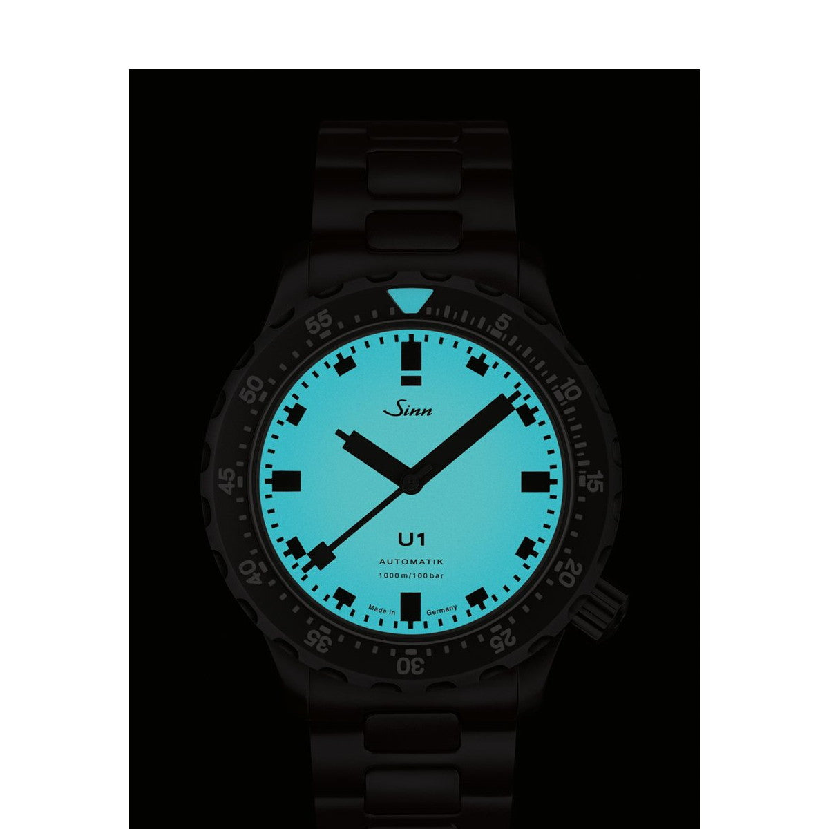 Sinn ジン U1 S L 自動巻き 世界限定300本 腕時計 メンズ Diving Watches ダイバーズウォッチ ダブルロック式ブレスレット ドイツ製