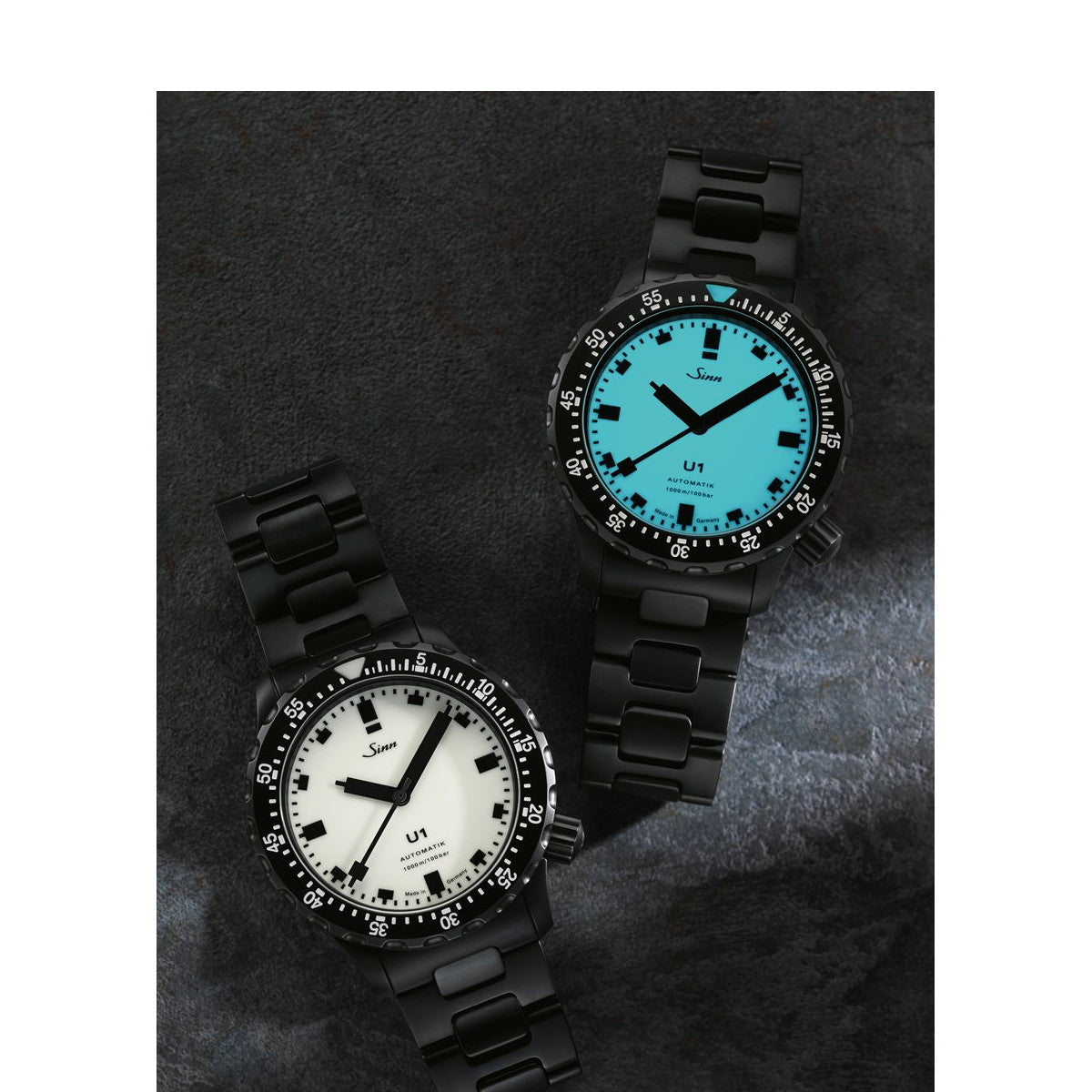 Sinn ジン U1 S L 自動巻き 世界限定300本 腕時計 メンズ Diving Watches ダイバーズウォッチ ダブルロック式ブレスレット ドイツ製