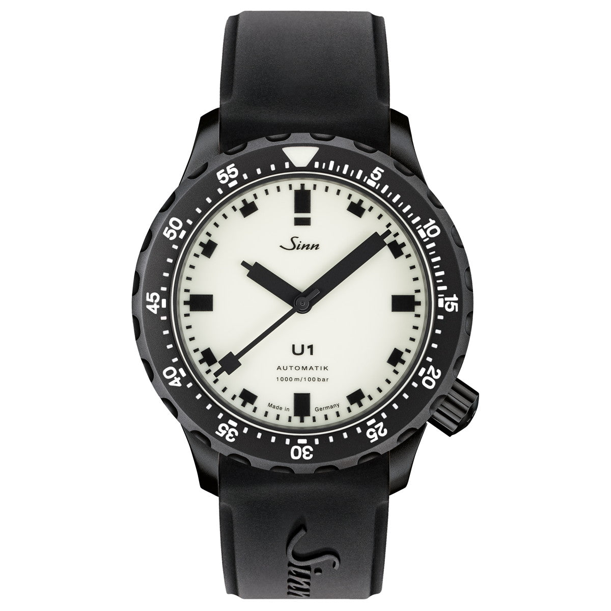 Sinn ジン U1 S L 自動巻き 世界限定300本 腕時計 メンズ Diving Watches ダイバーズウォッチ シリコンストラップ ブラック ドイツ製