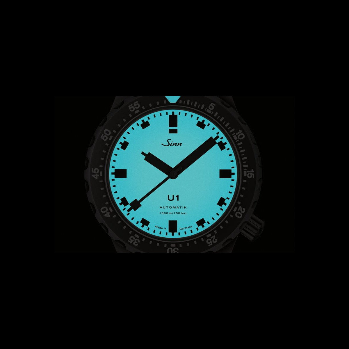 Sinn ジン U1 S L 自動巻き 世界限定300本 腕時計 メンズ Diving Watches ダイバーズウォッチ シリコンストラップ ブラック ドイツ製