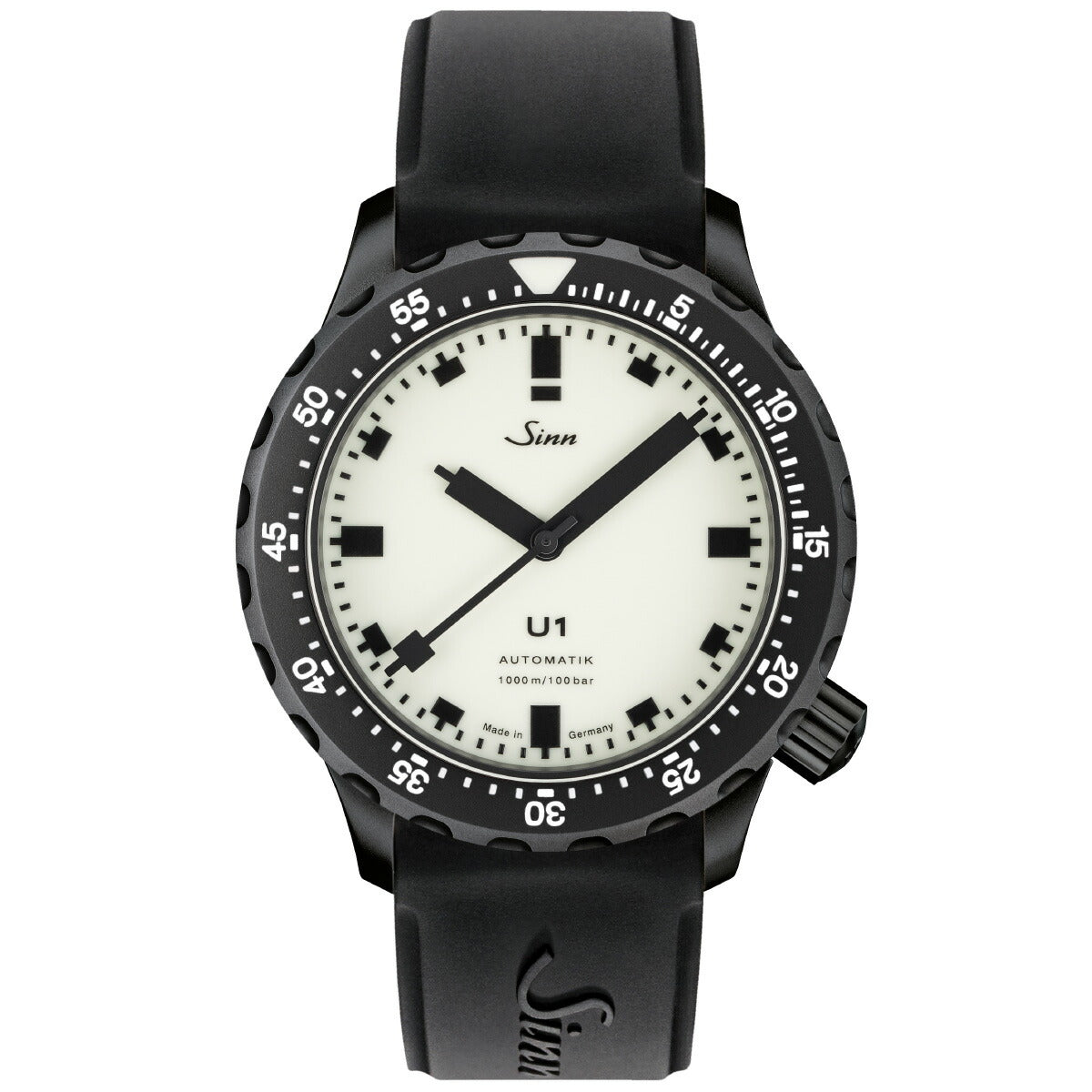 Sinn ジン U1 S L 自動巻き 腕時計 メンズ Diving Watches ダイバーズウォッチ シリコンストラップ ドイツ製【60回分割手数料無料！】【2025 新作】