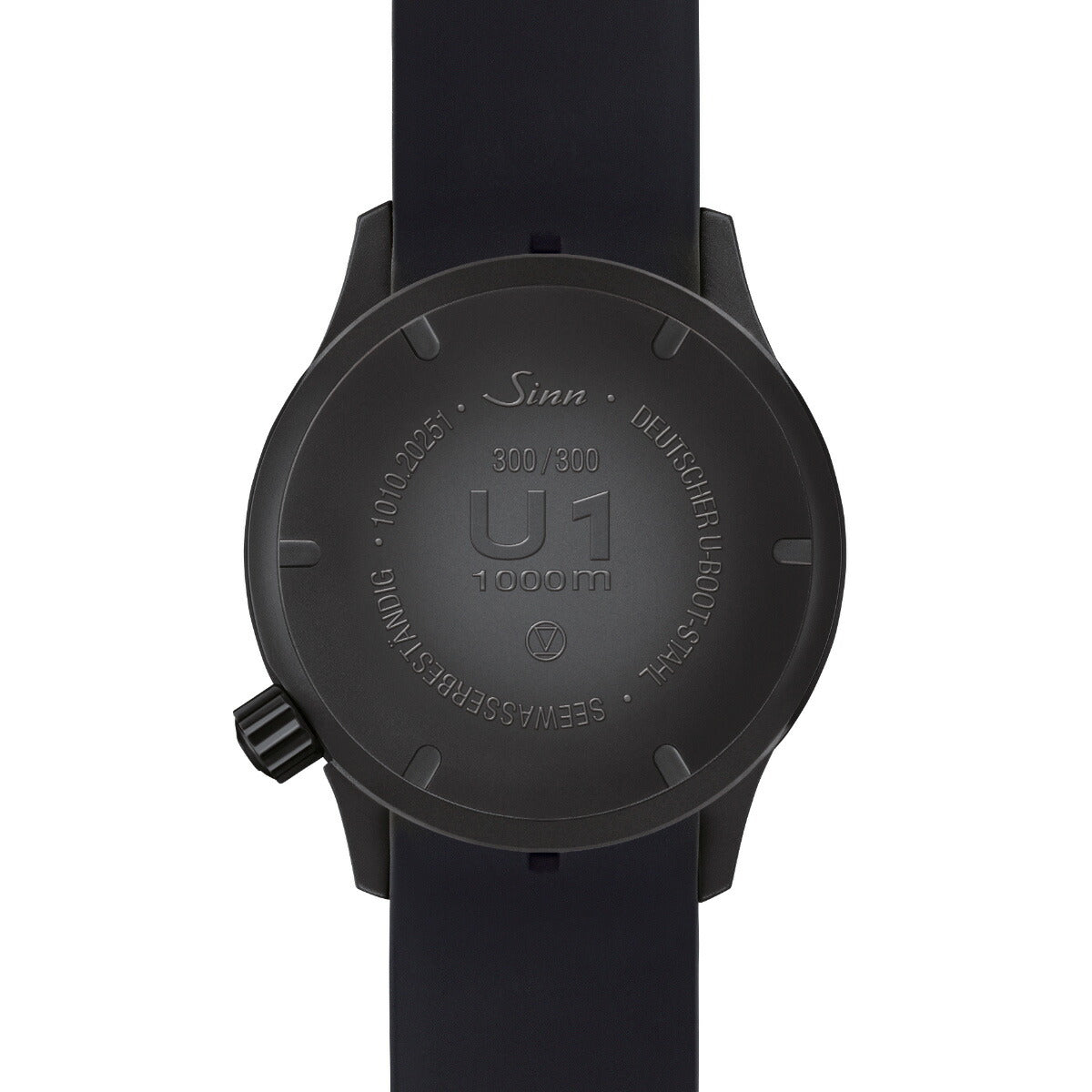 Sinn ジン U1 S L 自動巻き 腕時計 メンズ Diving Watches ダイバーズウォッチ シリコンストラップ ドイツ製【60回分割手数料無料！】【2025 新作】