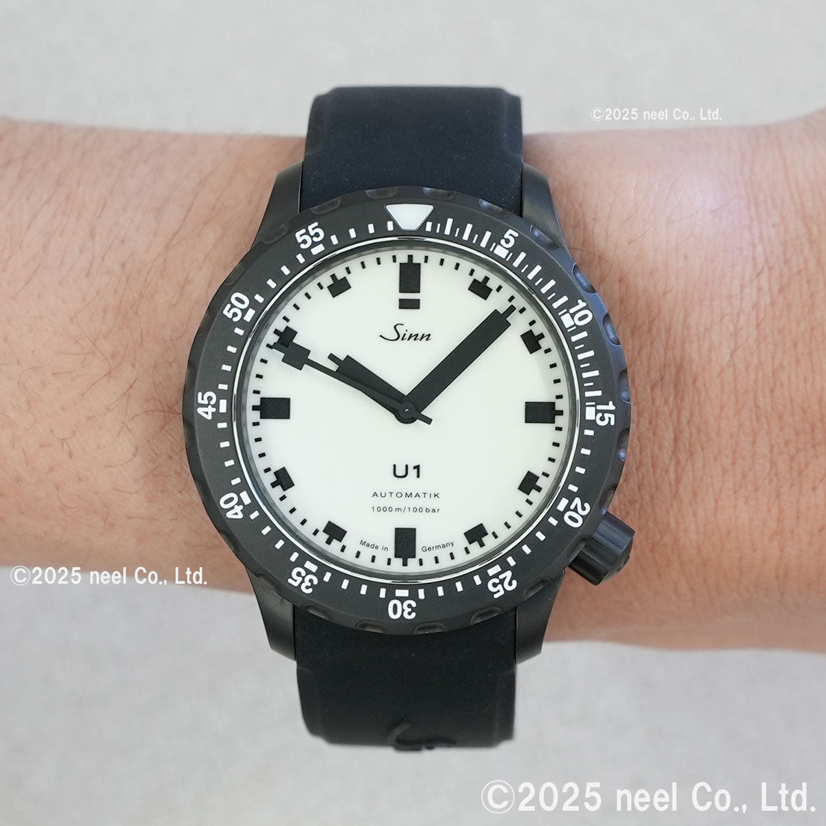 Sinn ジン U1 S L 自動巻き 腕時計 メンズ Diving Watches ダイバーズウォッチ シリコンストラップ ドイツ製【60回分割手数料無料！】