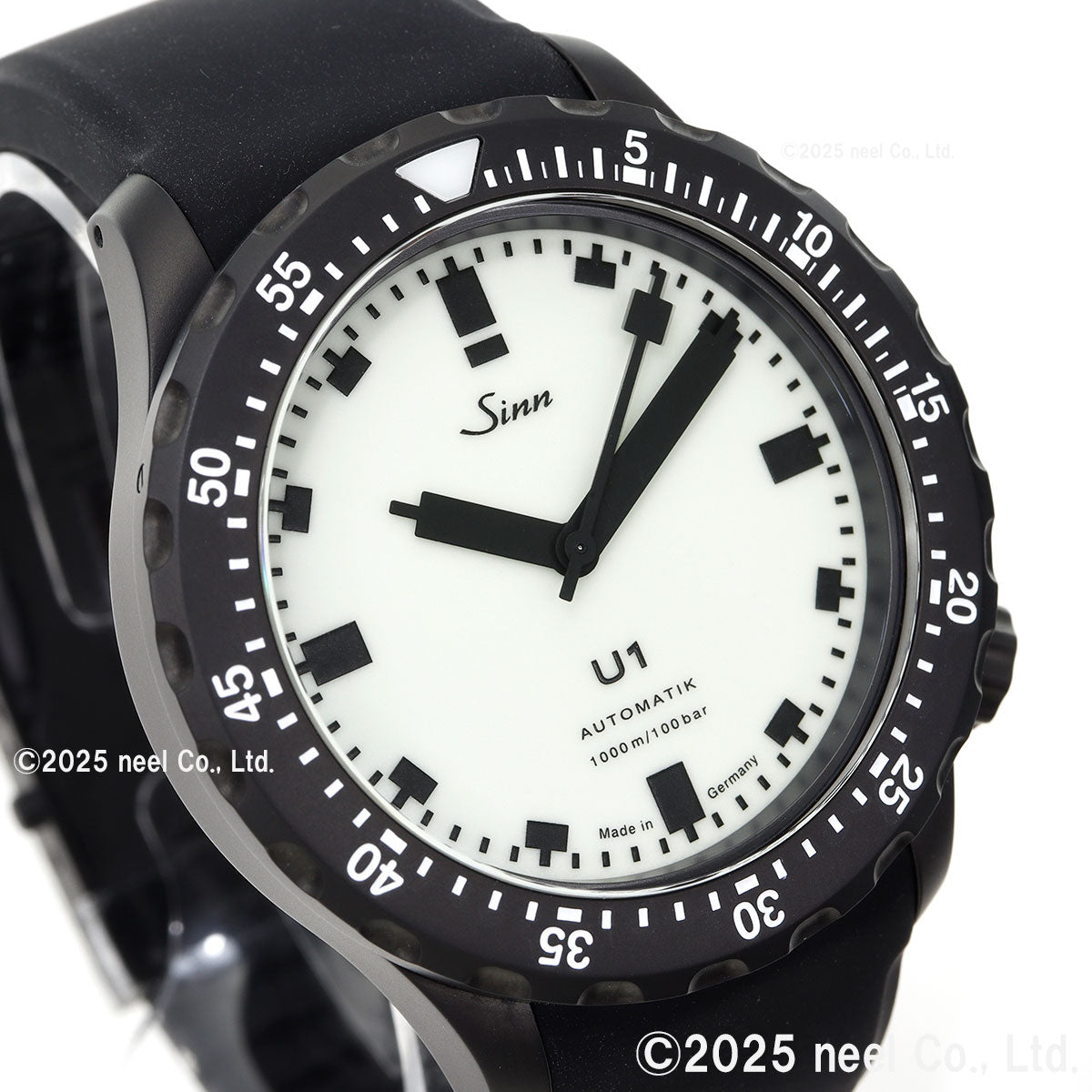 Sinn ジン U1 S L 自動巻き 腕時計 メンズ Diving Watches ダイバーズウォッチ シリコンストラップ ドイツ製【60回分割手数料無料！】