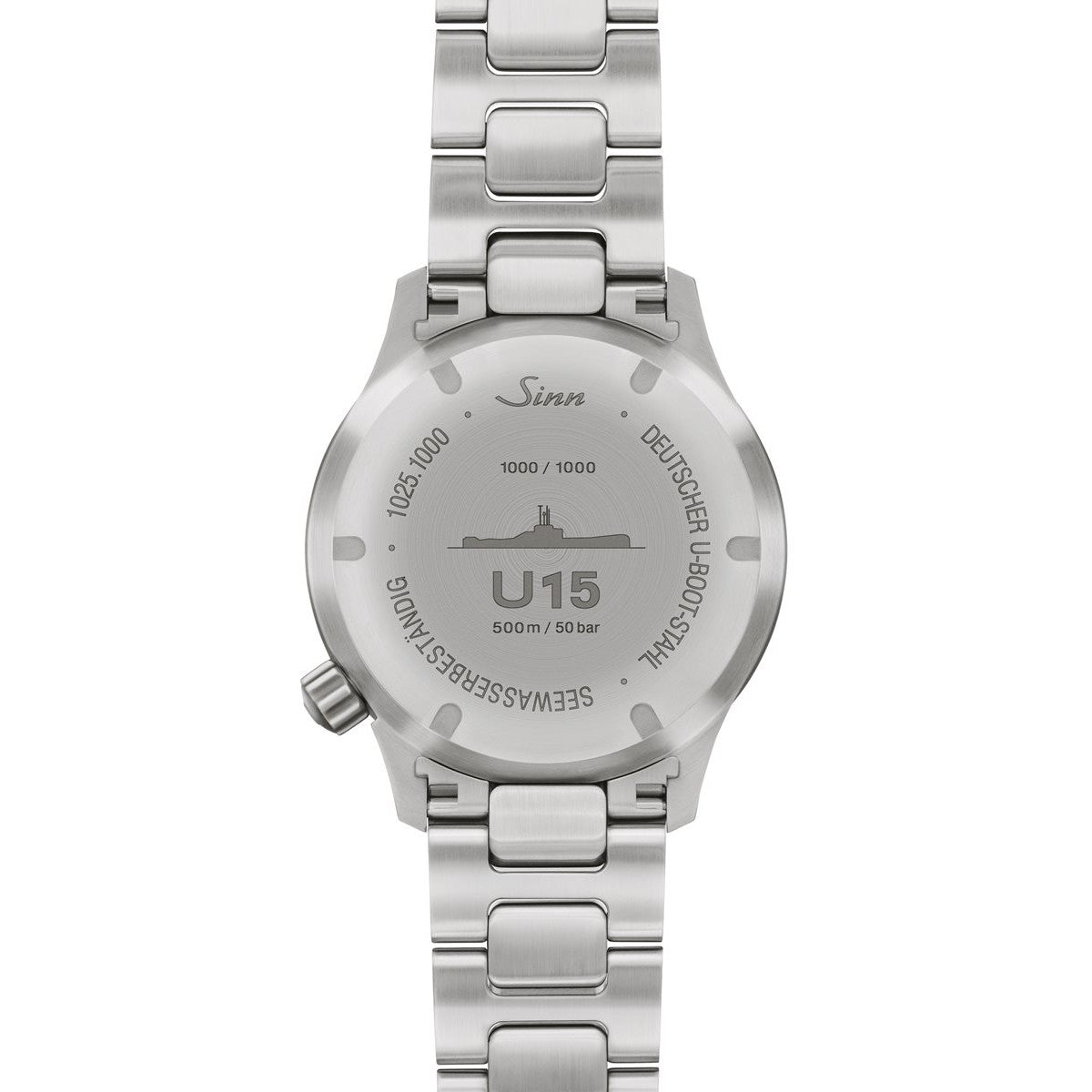 Sinn ジン U15 自動巻き 腕時計 メンズ Diving Watches ダイバーズウォッチ ステンレスバンド ドイツ製【60回分割手数料無料！】