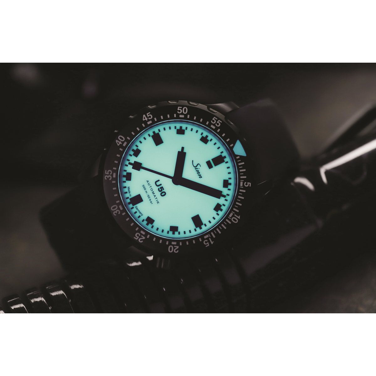 Sinn ジン U50.S.L 限定モデル 腕時計 メンズ Diving Watches ダイバーズウォッチ シリコンストラップ ドイツ製