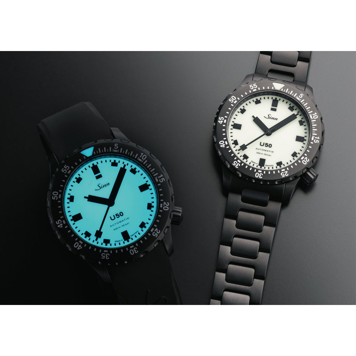 Sinn ジン U50.S.L 限定モデル 腕時計 メンズ Diving Watches ダイバーズウォッチ シリコンストラップ ドイツ製
