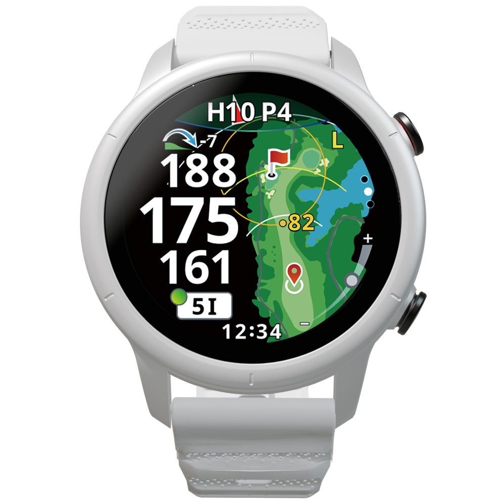ショットナビ Shot Navi VELLIX V12 ベリックス V12 腕時計型 タッチパネル ゴルフ ナビ GPS 距離測定器 距離計測器 ホワイト【2026 新作】【60回分割手数料無料！】