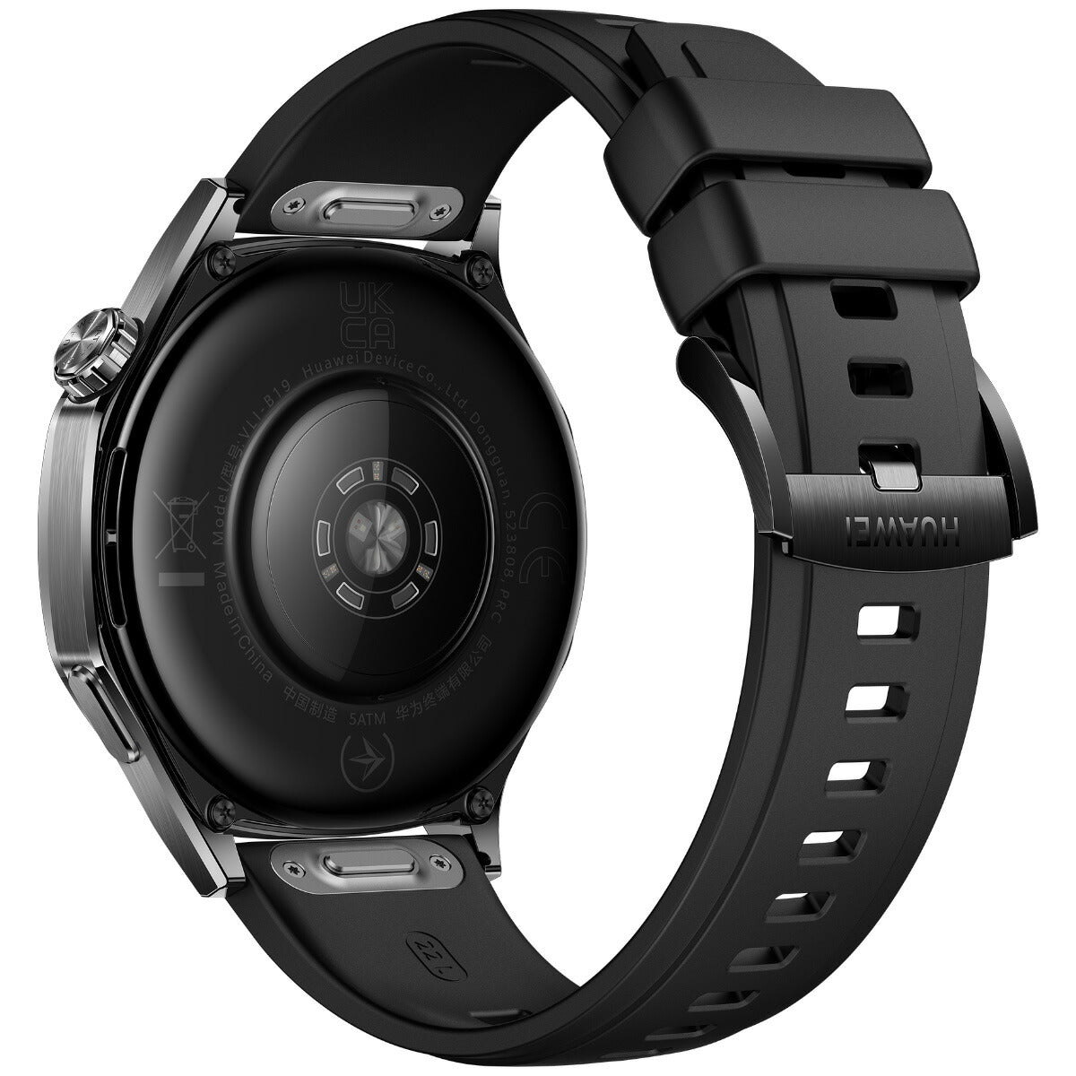 ファーウェイ HUAWEI スマートウォッチ WATCH GT5 46mm VLI-B19-BK ウェアラブル 血中酸素 ゴルフナビ ブラック 腕時計 メンズ レディース【2024 新作】