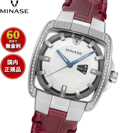 ミナセ MINASE 腕時計 メンズ レディース 自動巻き HORIZON Mid size 石留め(ダイヤモンド) VM06-L02SDD-KCR【60回分割手数料無料!】