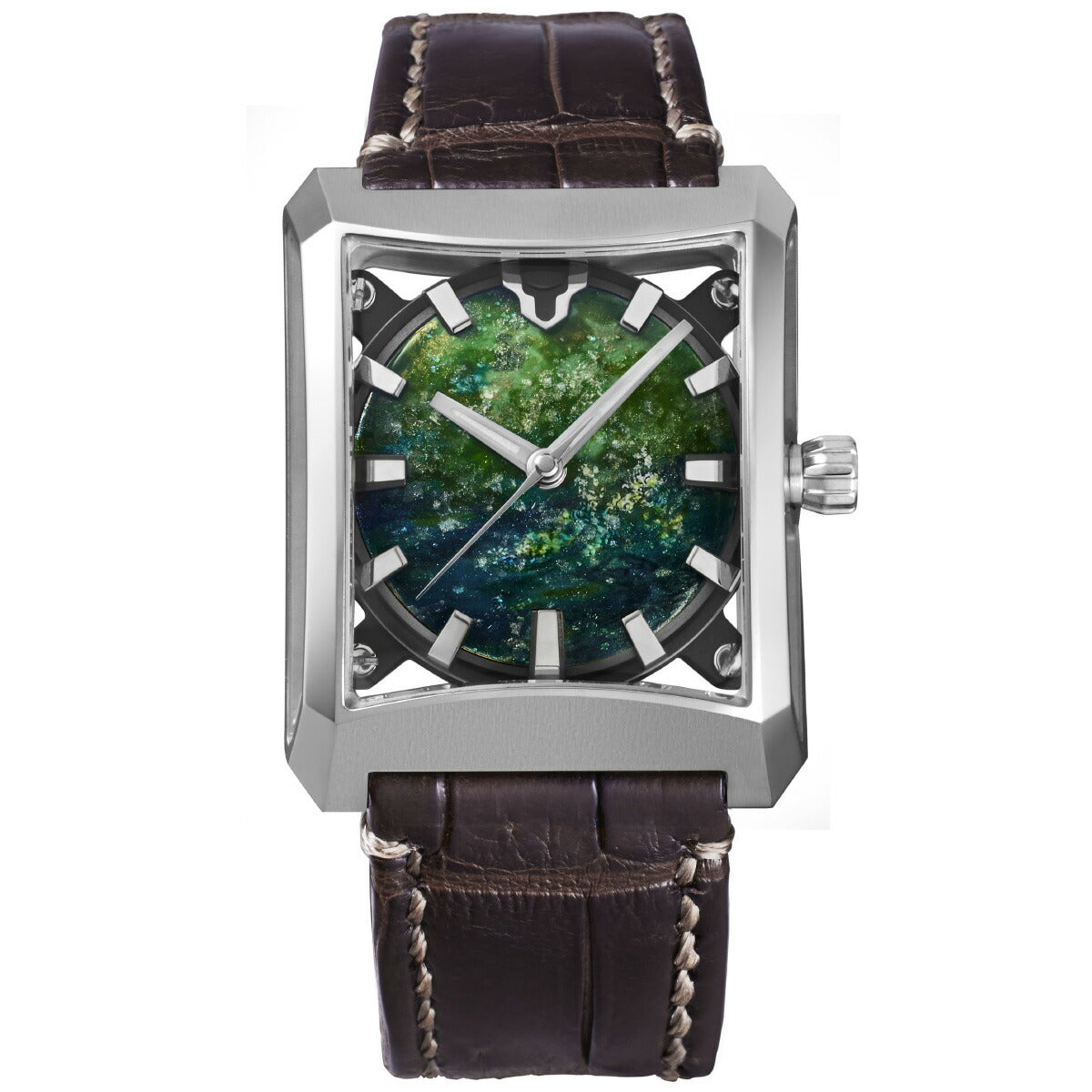 ミナセ MINASE 腕時計 JAPAN ART COLLECTION 悠彩文字盤 FIVE WINDOWS Mid size ～多元論者の庭 VM07-LDBTTG-SSD【60回分割手数料無料！】【2025 新作】