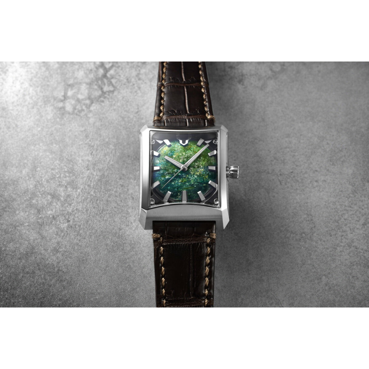 ミナセ MINASE 腕時計 JAPAN ART COLLECTION 悠彩文字盤 FIVE WINDOWS Mid size ～多元論者の庭 VM07-LDBTTG-SSD【60回分割手数料無料！】【2025 新作】