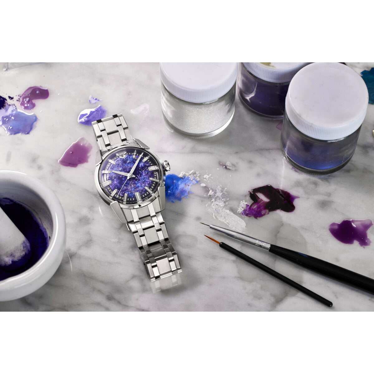 ミナセ MINASE 腕時計 JAPAN ART COLLECTION 悠彩文字盤 DIVIDO ～罔象 流星雨と幻 VM14-M01TTP-SSB【60回分割手数料無料！】【2025 新作】