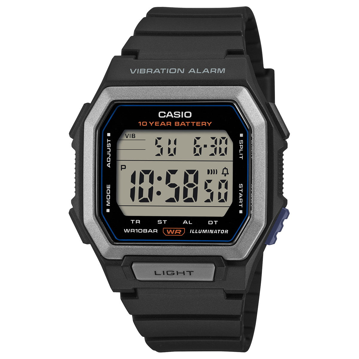 カシオ コレクション CASIO Collection デジタル 腕時計 W-738H-1AJF ブラック【2026 新作】