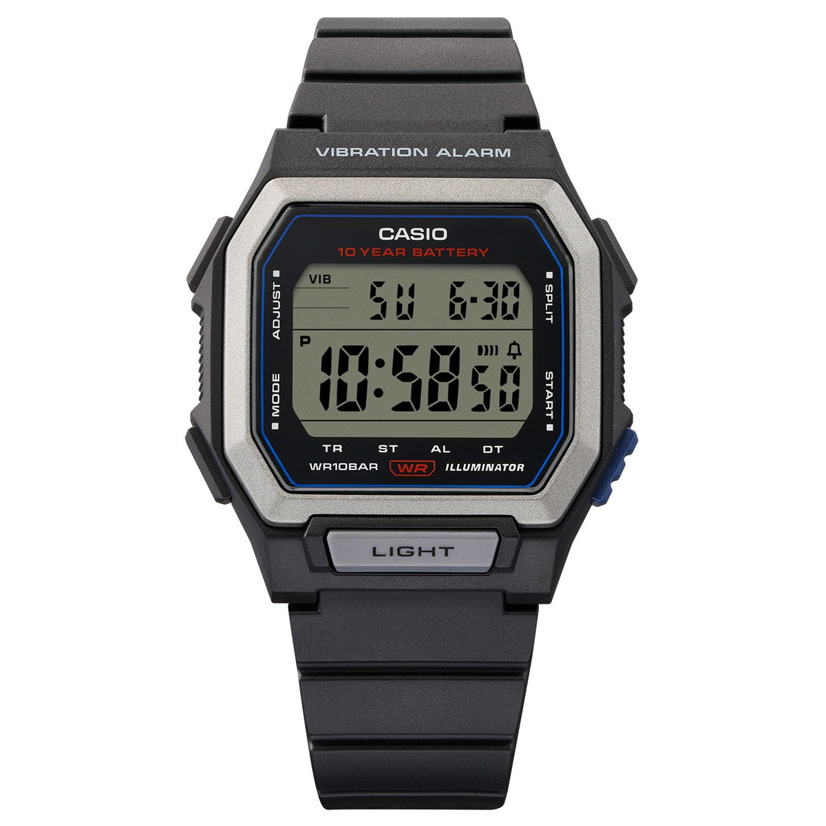 カシオ コレクション CASIO Collection デジタル 腕時計 W-738H-1AJF ブラック【2026 新作】