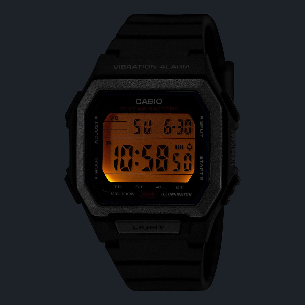 カシオ コレクション CASIO Collection デジタル 腕時計 W-738H-1AJF ブラック【2026 新作】