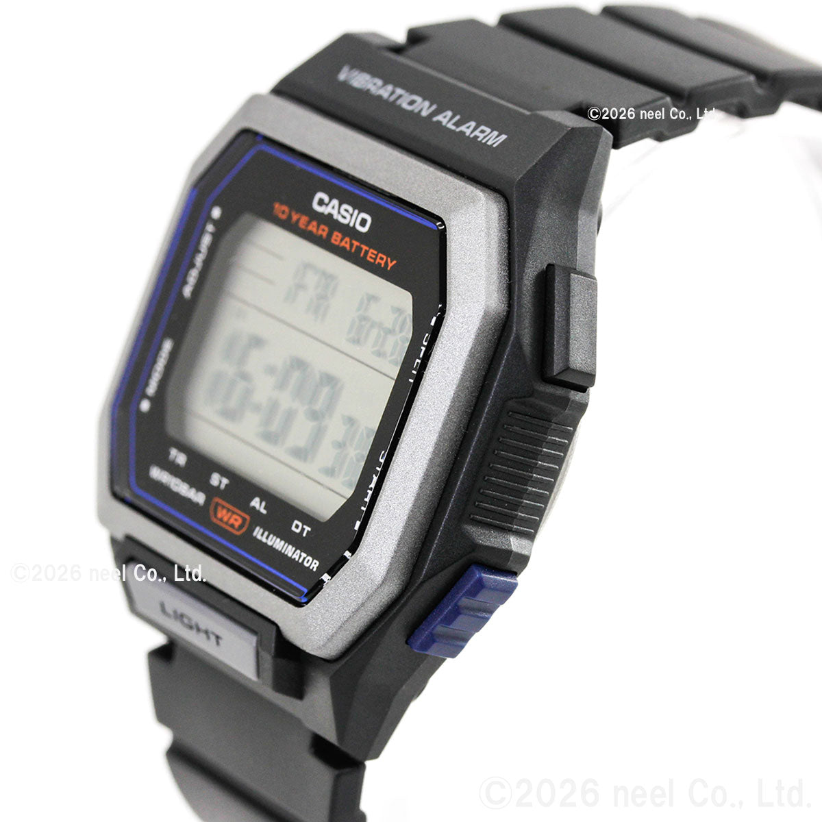 カシオ コレクション CASIO Collection デジタル 腕時計 W-738H-1AJF ブラック【2026 新作】