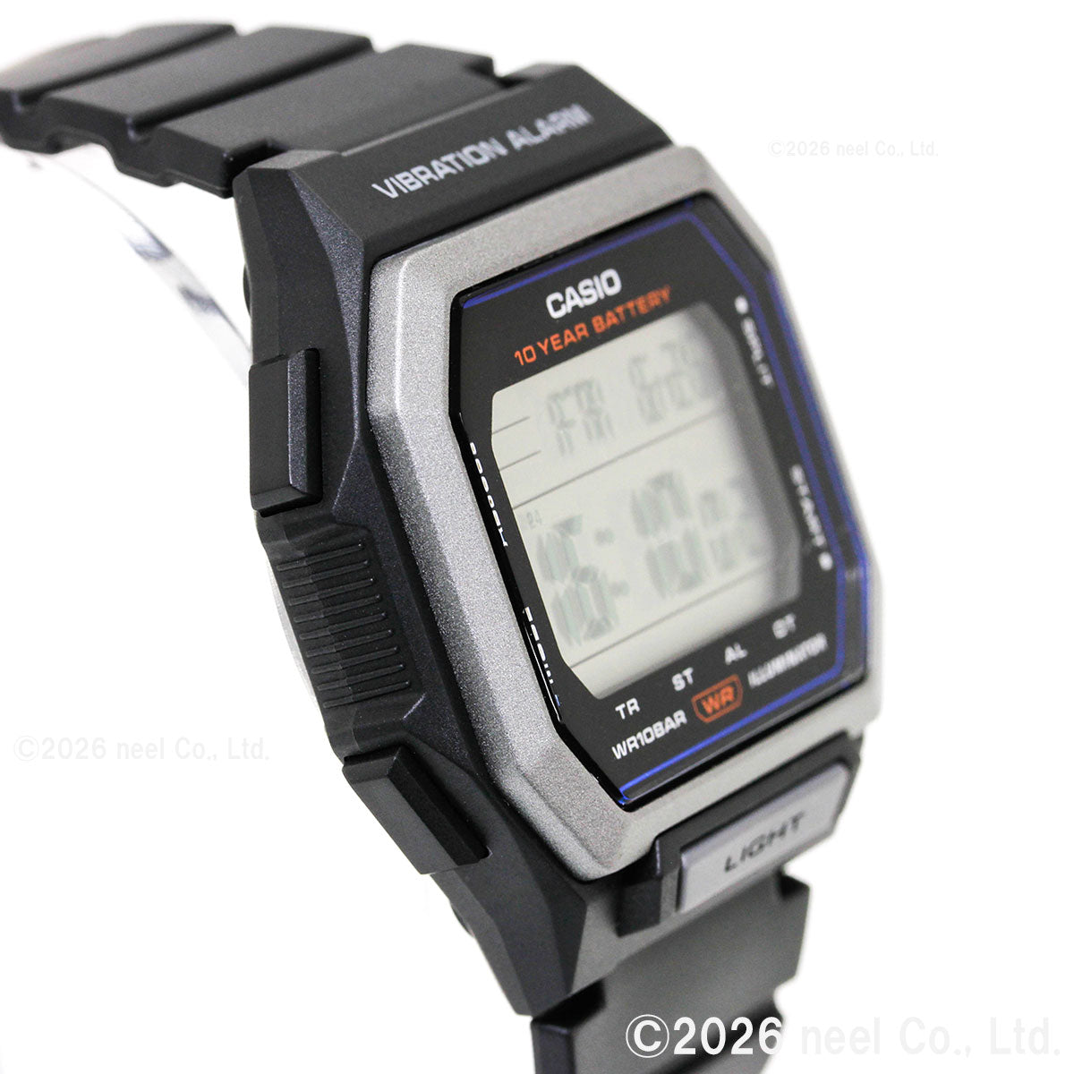 カシオ コレクション CASIO Collection デジタル 腕時計 W-738H-1AJF ブラック【2026 新作】