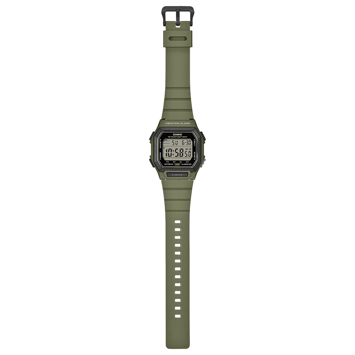 カシオ コレクション CASIO Collection デジタル 腕時計 W-738H-3AJF オリーブ【2026 新作】