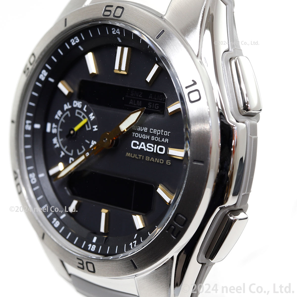 カシオ ウェーブセプター CASIO wave ceptor 電波 ソーラー 電波時計 腕時計 メンズ タフソーラー WVA-M650D-1 –  neel selectshop