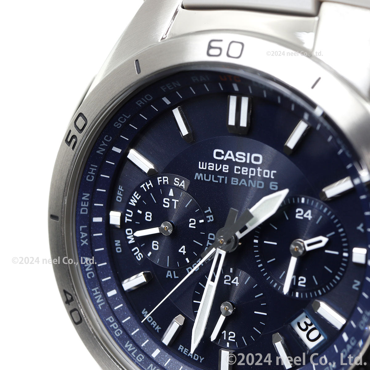 カシオ CASIO wave ceptor 電波 ソーラー 電波時計 腕時計 メンズ クロノグラフ アナログ タフソーラー WVQ-M410DE-2A2JF