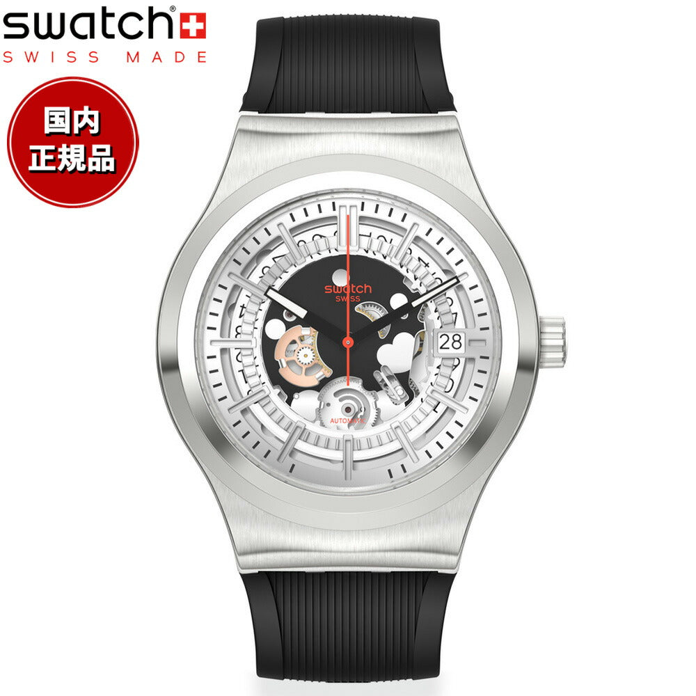 swatch スウォッチ 腕時計 メンズ アイロニー IRONY SISTEM THROUGH 自動巻き YIS431