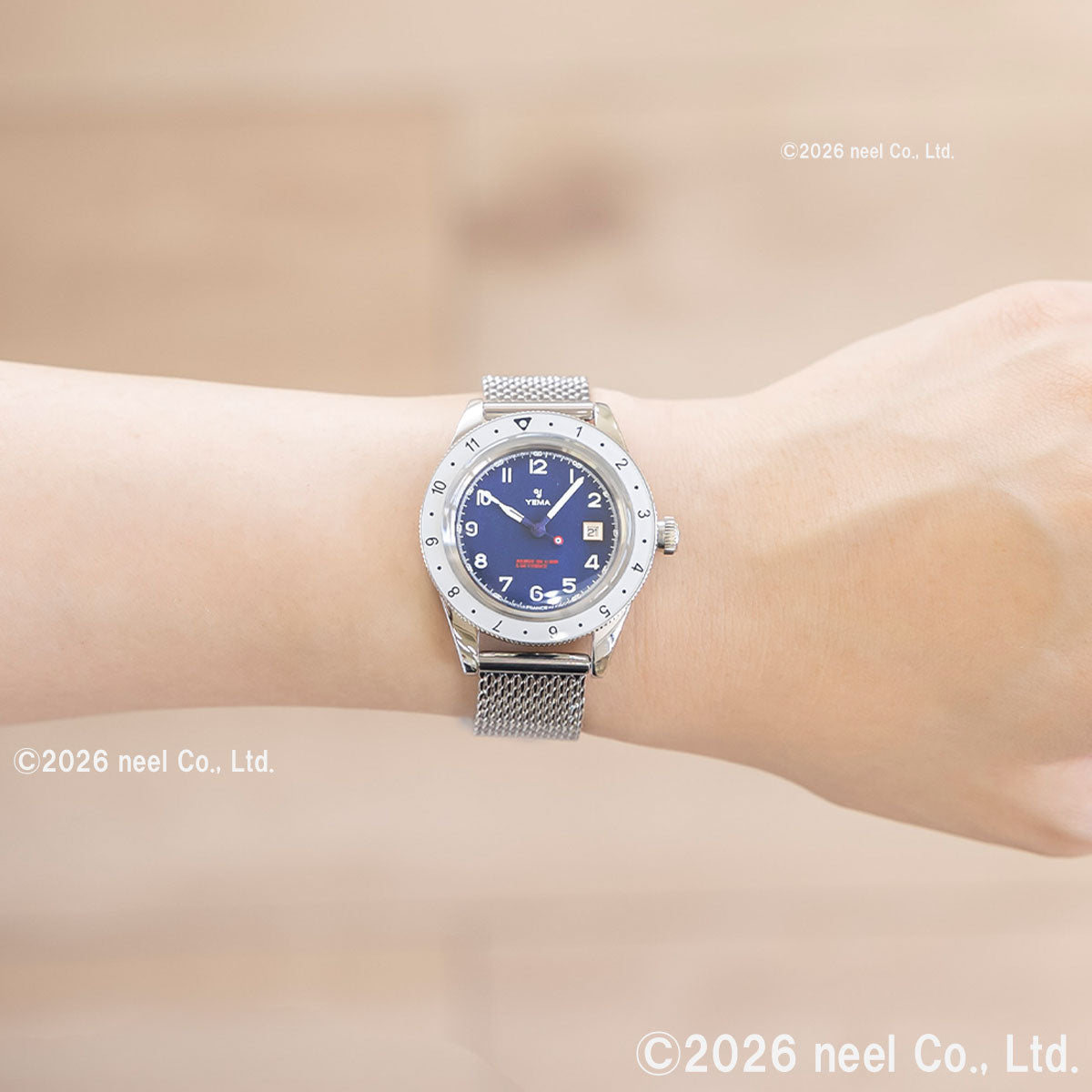 イエマ YEMA フライグラフ フランス航空宇宙軍 UTC Flygraf French Air & Space Force UTC Femme 腕時計 レディース 替えバンド付属 YMHF1578AA-GM【60回分割手数料無料！】
