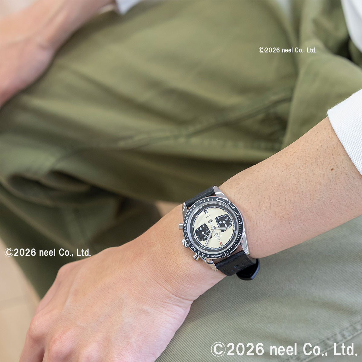 イエマ YEMA ラリーグラフ メカクォーツ パンダ Rallygraf Meca-Quartz Panda 腕時計 クロノグラフ メンズ YMHF1580-BA【60回分割手数料無料！】