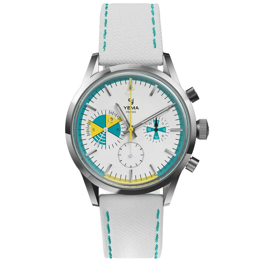 イエマ YEMA ヨッティングラフ クロワジエール メカクォーツ Yachtingraf Croisiere Meca-Quartz 腕時計 クロノグラフ メンズ YMHF1583-BB【60回分割手数料無料！】