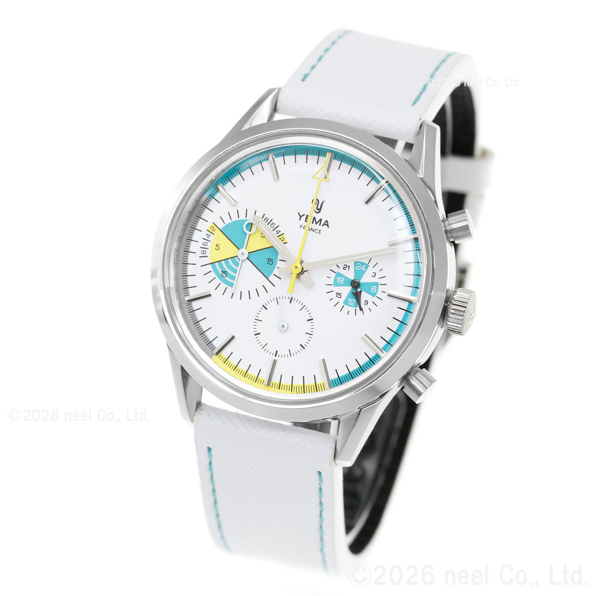 イエマ YEMA ヨッティングラフ クロワジエール メカクォーツ Yachtingraf Croisiere Meca-Quartz 腕時計 クロノグラフ メンズ YMHF1583-BB【60回分割手数料無料！】