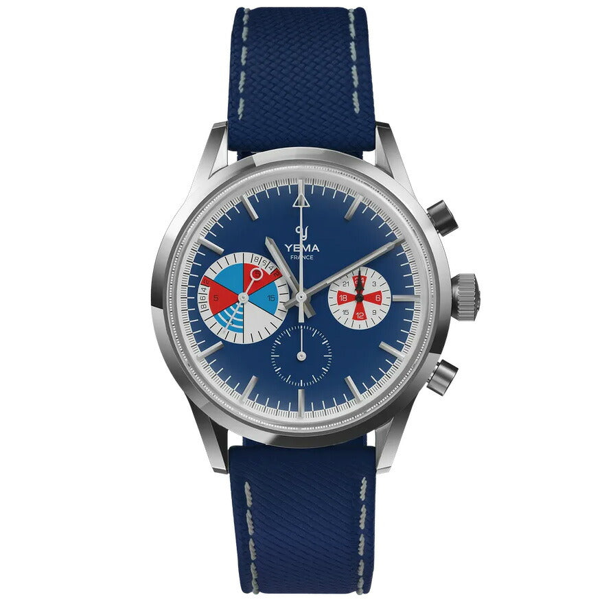 イエマ YEMA ヨッティングラフ クロワジエール メカクォーツ Yachtingraf Croisiere Meca-Quartz 腕時計 クロノグラフ メンズ YMHF1583-GG【60回分割手数料無料！】