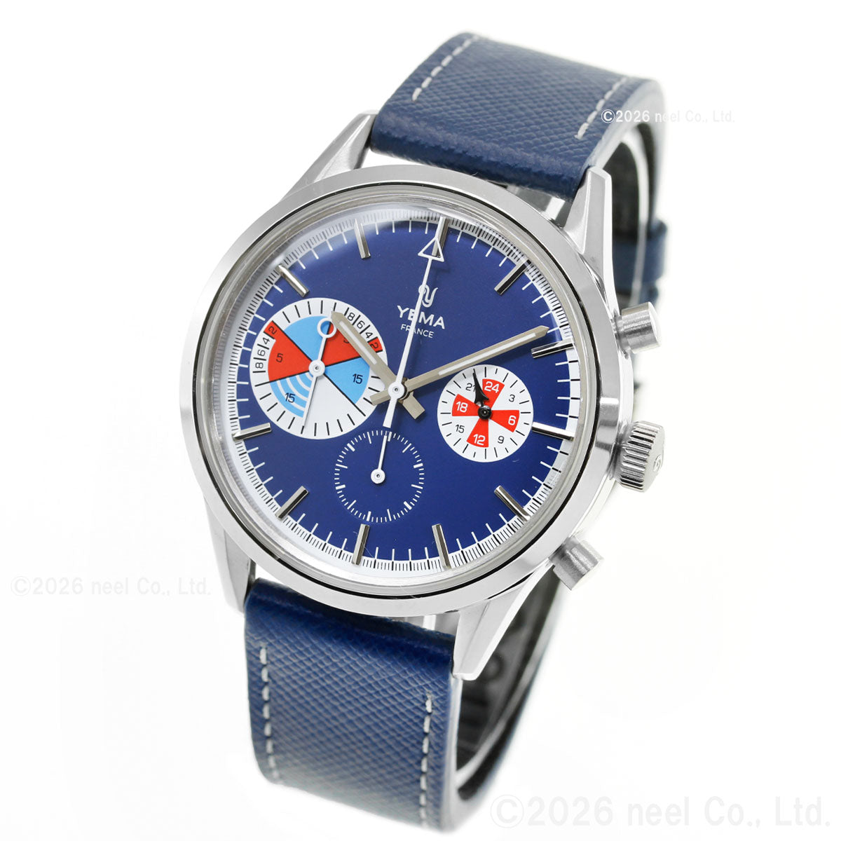 イエマ YEMA ヨッティングラフ クロワジエール メカクォーツ Yachtingraf Croisiere Meca-Quartz 腕時計 クロノグラフ メンズ YMHF1583-GG【60回分割手数料無料！】
