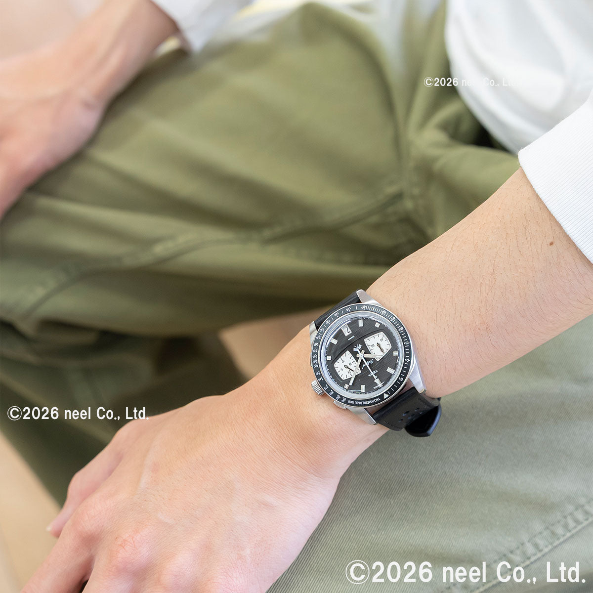 イエマ YEMA ラリーグラフ メカクォーツ2 リバースパンダ Rallygraf Meca-Quartz II Reverse Panda 腕時計 クロノグラフ メンズ YMHF1584-AA【60回分割手数料無料！】