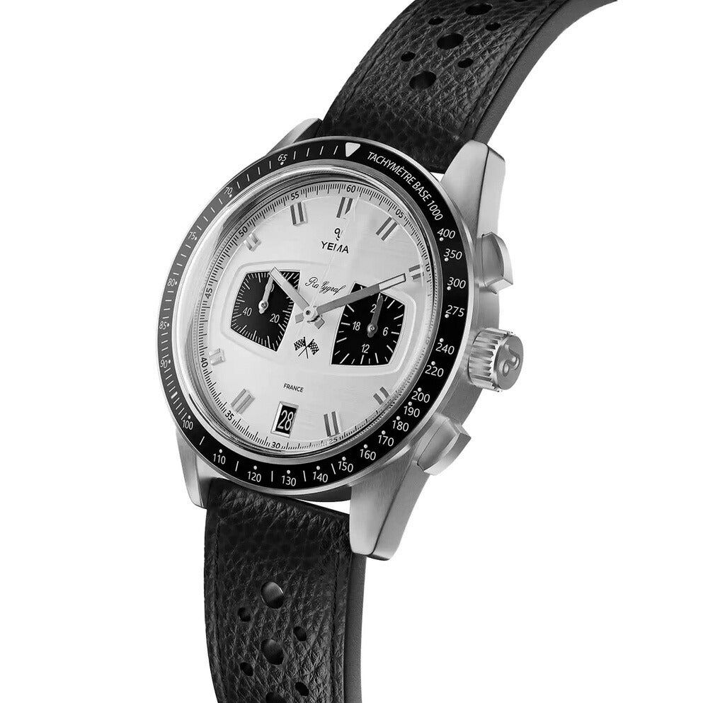 イエマ YEMA ラリーグラフ メカクォーツ2 パンダ Rallygraf Meca-Quartz II Panda 腕時計 クロノグラフ メンズ YMHF1584-BA【60回分割手数料無料！】