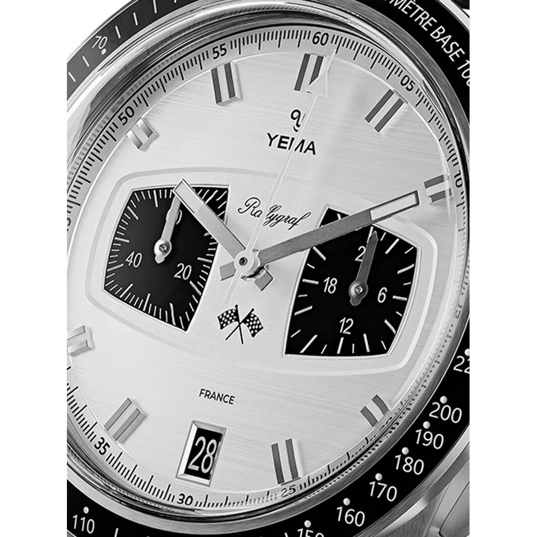 イエマ YEMA ラリーグラフ メカクォーツ2 パンダ Rallygraf Meca-Quartz II Panda 腕時計 クロノグラフ メンズ YMHF1584-BA【60回分割手数料無料！】