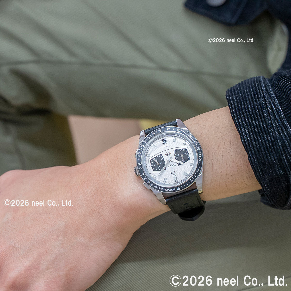 イエマ YEMA ラリーグラフ メカクォーツ2 パンダ Rallygraf Meca-Quartz II Panda 腕時計 クロノグラフ メンズ YMHF1584-BA【60回分割手数料無料！】