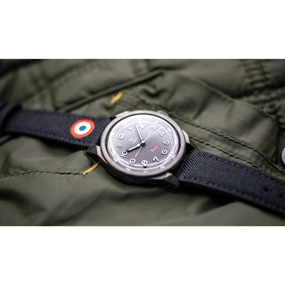 イエマ YEMA フライグラフ フランス空軍 腕時計 パイロットウォッチ メンズ YMHF1593AA-CA【2026 新作】【60回分割手数料無料！】