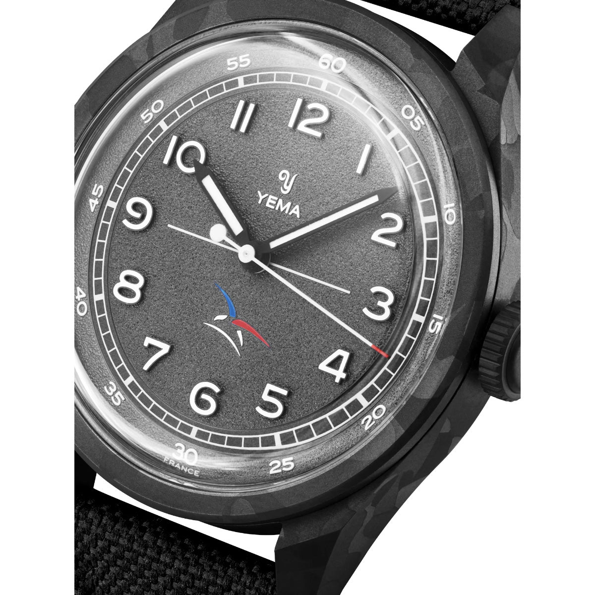 イエマ YEMA フライグラフ フランス空軍 腕時計 パイロットウォッチ メンズ YMHF1593AA-CA【2026 新作】【60回分割手数料無料！】