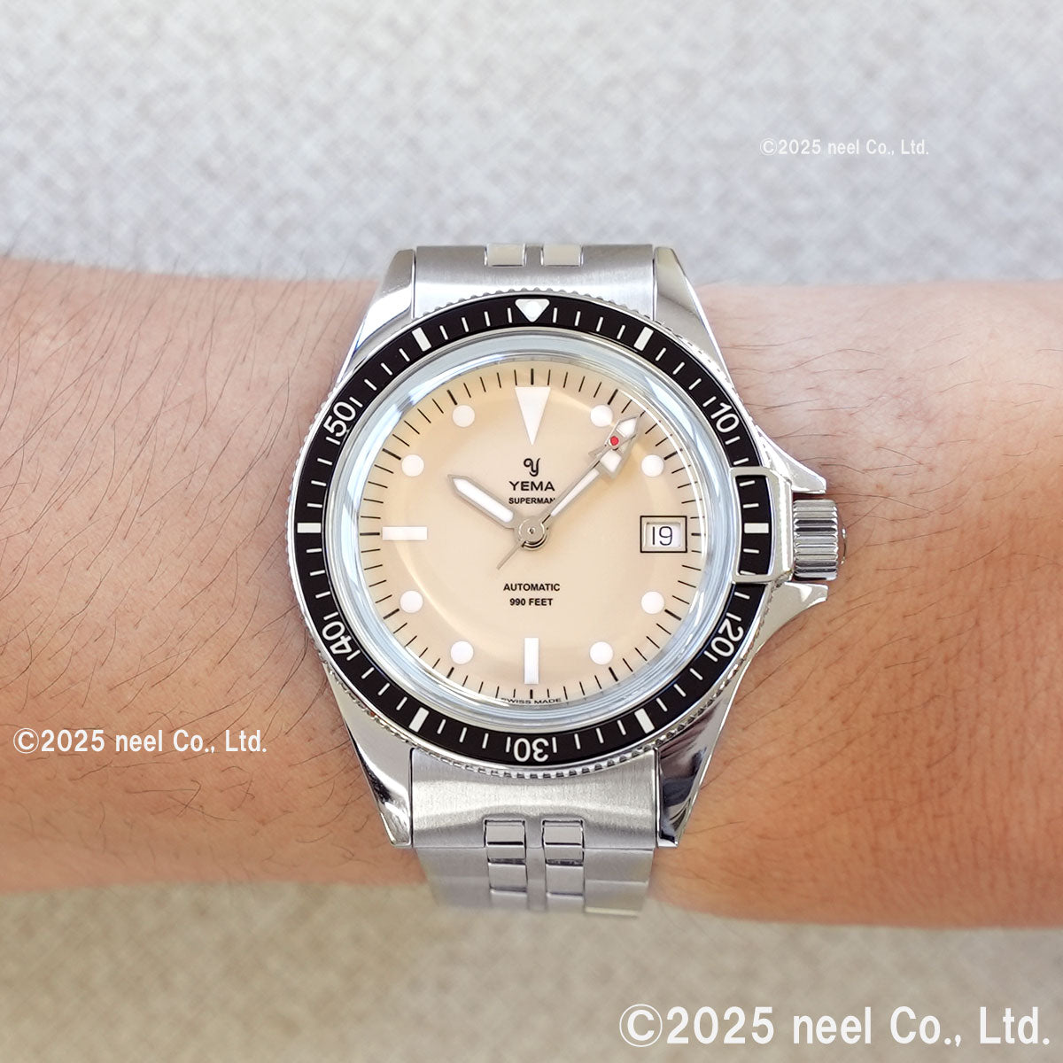 イエマ YEMA スーパーマン・スイスエディション 腕時計 メンズ 自動巻き ダイバーズウォッチ YSUP25A39-EMS