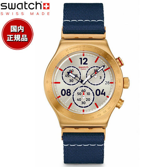 swatch スウォッチ 腕時計 メンズ アイロニー IRONY CAPTAIN'S DREAM クロノグラフ YVG419【2025 新作】