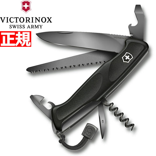 ビクトリノックス VICTORINOX レンジャーグリップ 55 オニキスブラック ナイフ マルチツール サバイバルナイフ アウトドア キャンプ 0.9563.C31P