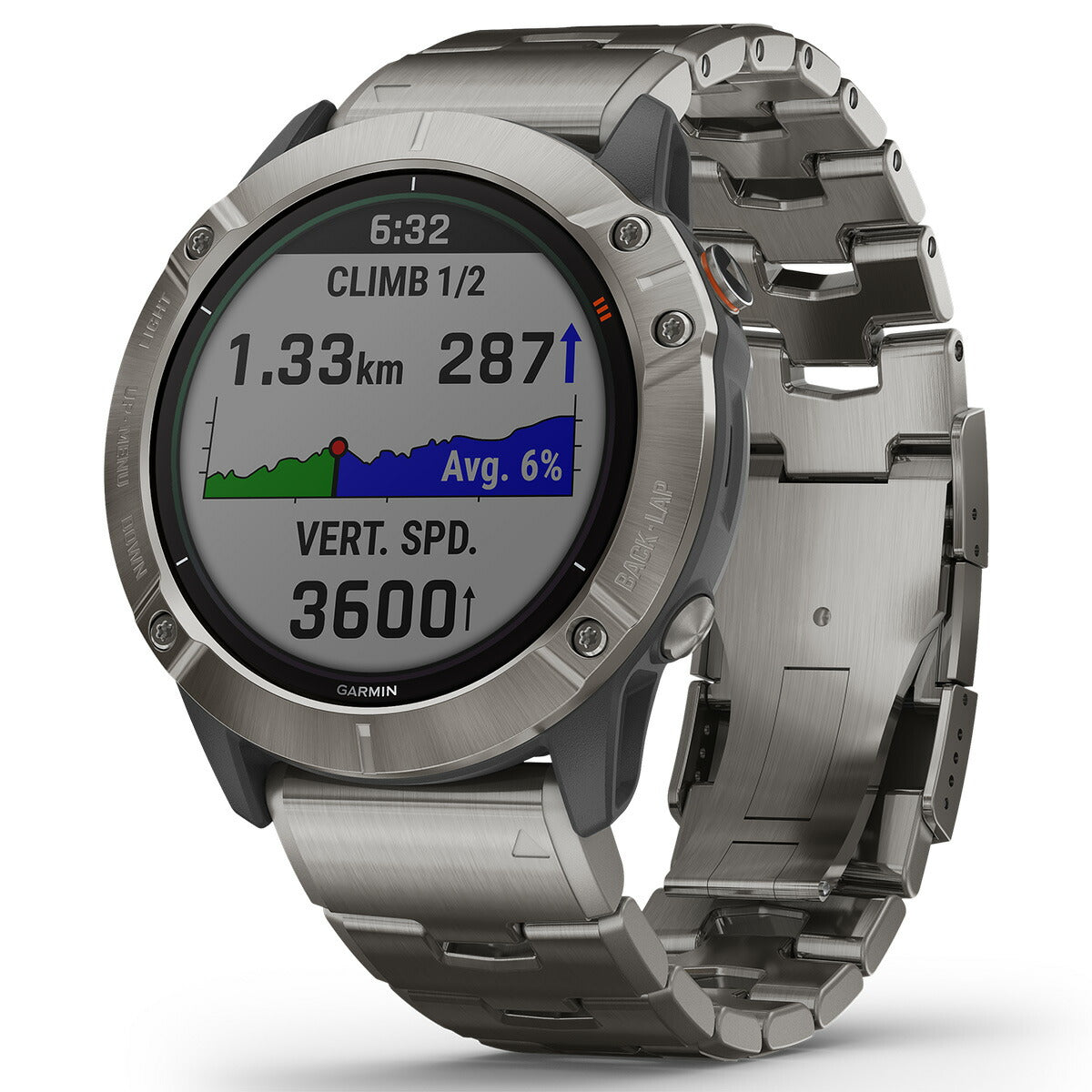 【特価販売！】ガーミン GARMIN fenix 6X Pro Dual Power Ti Gray Titanium band フェニックス 6X  マルチスポーツ GPS スマートウォッチ ウェアラブル 腕時計 010-02157-5A