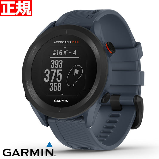 ガーミン GARMIN スマートウォッチ Approach S12 Granite Blue アプローチ S12 グラナイトブルー ゴルフ GPS ウェアラブル 腕時計 メンズ レディース 010-02472-21
