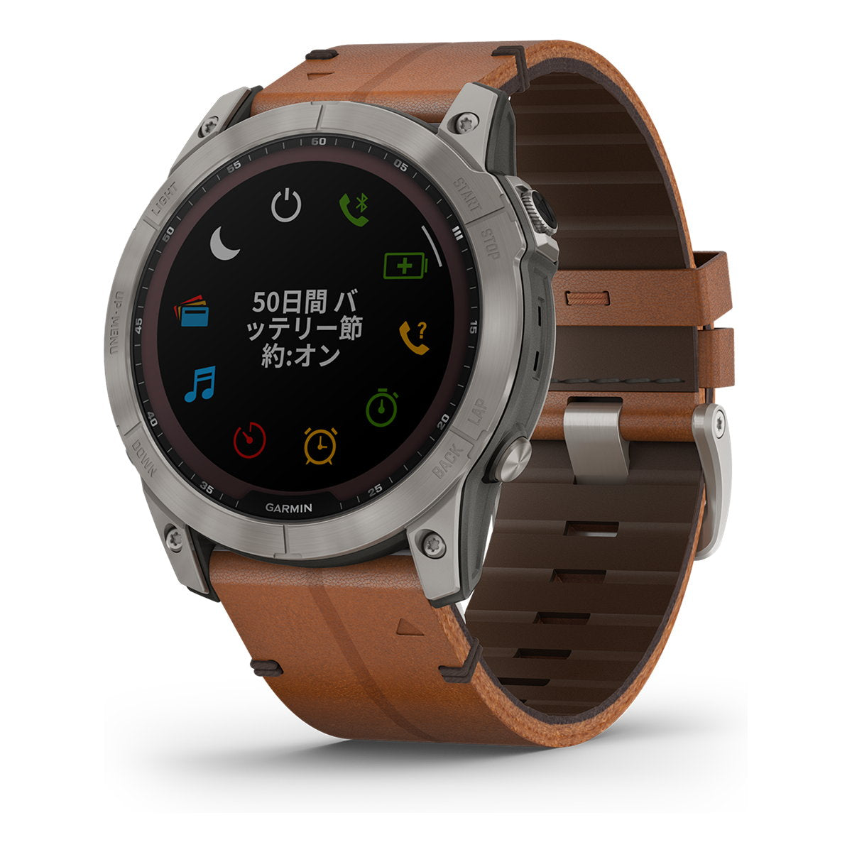 GARMIN fenix 7X Sapphire Dual Power Ti - 腕時計(デジタル)