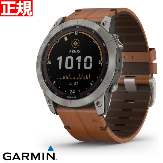 【特価販売】ガーミン フェニックス7X 010-02541-39 GARMIN fenix7X Sapphire Dual Power Ti スマートウォッチ 腕時計 チタン サファイア 国内正規品