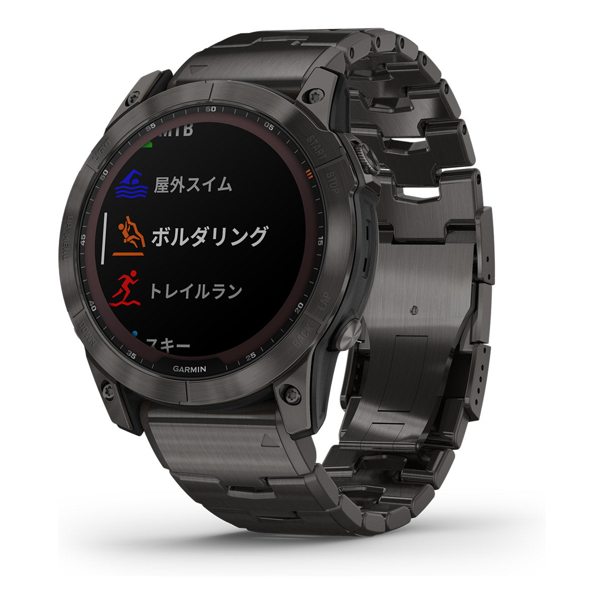 GARMIN FENIX 5S PLUS サファイアガラス - 腕時計(デジタル)
