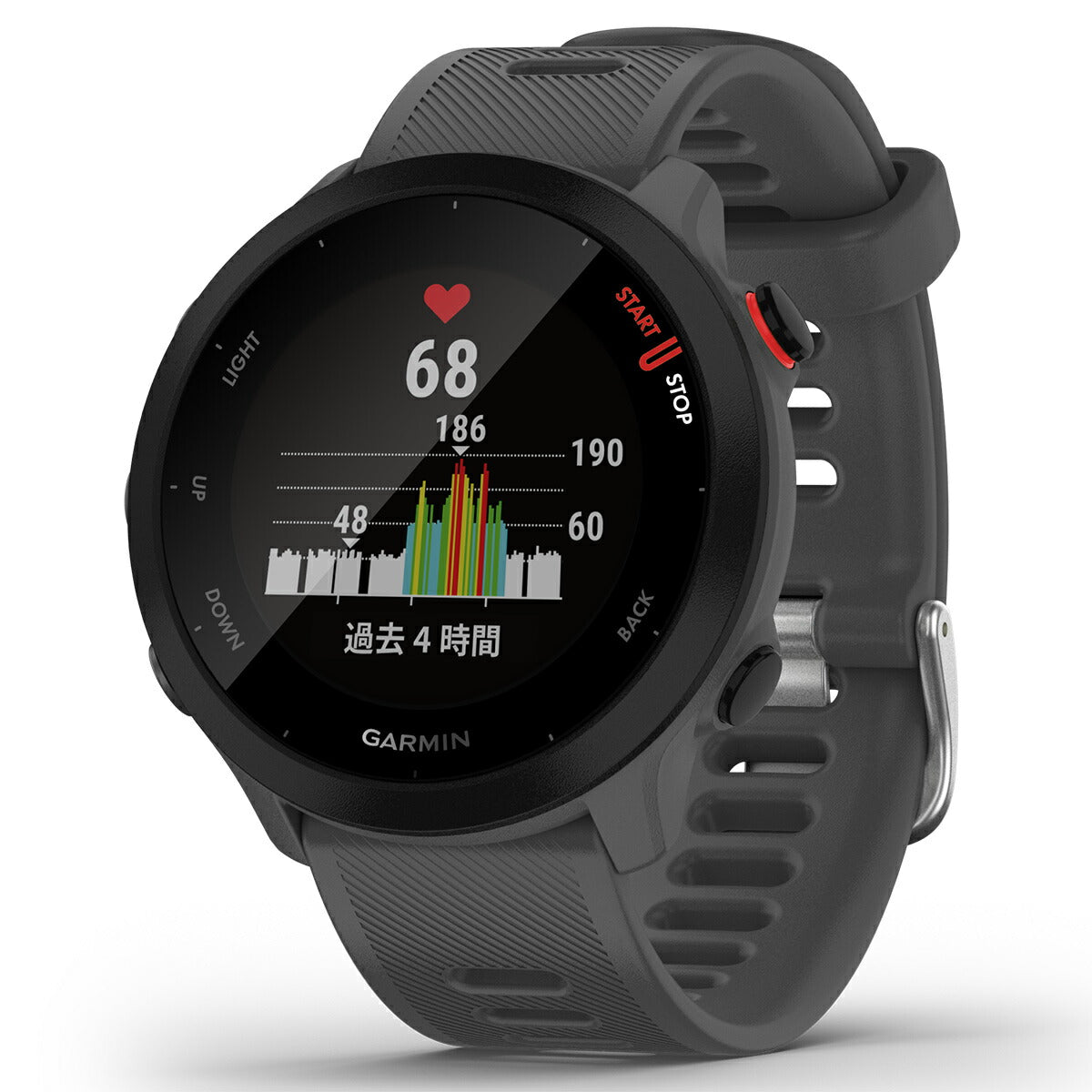 GPSランニングウォッチ ガーミン GARMIN ForeAthlete 55 Grey （010 ...